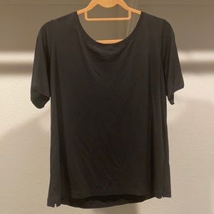 Eileen Fisher basic black t shirt